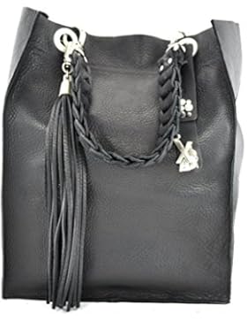 X works Ledertasche Sam L schwarz