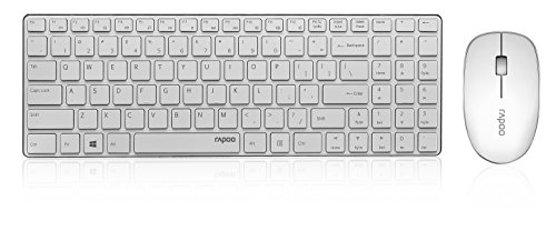 Preisvergleich Produktbild Rapoo X9310 RF Wireless Weiß - Tastaturen (Standard, Kabellos, RF Wireless, Mechanischer Switch, Weiß, Maus enthalten)