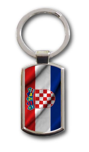 Preisvergleich Produktbild Schlüsselanhänger KROATIEN Croatia Hrvatska Fahne Flagge