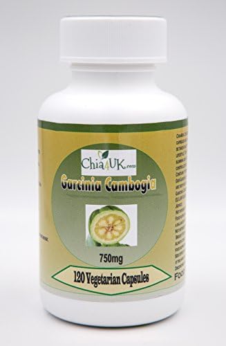 Garcinia Cambogia Vegetarian Capsules 750mg|Whole Fruit ONLY|Suitable for Vegans and Vegetarians| Made in The UK by Chia4uk Ltd| Top Quality| Weight-Loss aid| Diet Suppression| (240)