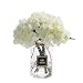 Produktbild Veryhome Künstliche Hortensien aus Seide, Blumenstrauß, Dekoration für Heim, Garten und Hochzeit weiß