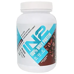 IN2 100% Whey Protein 1kg (Cafe Mocha), 25g Protein, 5.5g BCAAs, 4g Glutamine