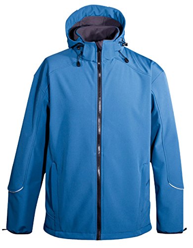 Deproc Active Herren Jacke Softshelljacke, Blau, S, 54324-380