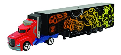 Smoby 203113006 Transformers Die Cast Optimus Prime Truck and Trailer Toy