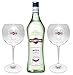 Produktbild Martini Bianco 1,0l (14,4% Vol) + 2x Martini Ballon Gläser Glas Bar Longdrink- [Enthält Sulfite]