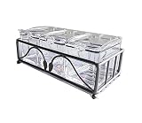Tenta cocina Gourmet acrílico caja de condimento con cucharas de servir, para especias Jar Set condimento Cruet Botella, cocina suministros, nice diseño para cocina