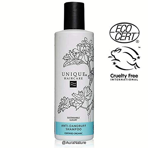 Unique Beauty Champú Anti-Caspa Certificado Orgánico Cabello Con Caspa Y Descamación 250 ml