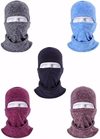 VERTAST Cationic Fleece Balaclava Face Mask Soft and Comfortable Outdoor Hiking Camping Full Face Mask Neck Warmer Skiing Cycling Motorcycling Helmet Liner, sky blue