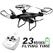Produktbild allcaca RC Drohne RC Quadrocopter 23 Minuten Lange Akkulaufzeit mit LED-Leuchten, 3D Flip Kopflos Modus One Key Start Landung DREI Geschwindigkeitsmodus Anfänger, Schwarz