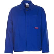 Planam Herren Arbeitsjacke BW 270 – Größe 56, Hydronblau, 100% Baumwolle Mit Taschen