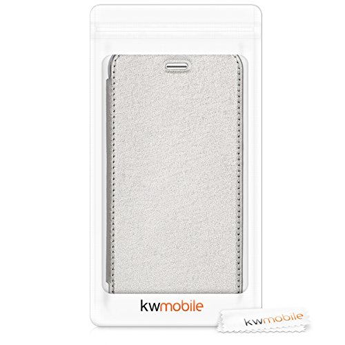 kwmobile Funda para Apple iPhone 6 6S - Carcasa Protectora con Tapa Tipo Libro para m vil - Case Plata Transparente reviews kwmobile Funda para Apple iPhone 6 6S - Carcasa Protectora con Tapa Tipo Libro para m vil - Case Plata Transparente