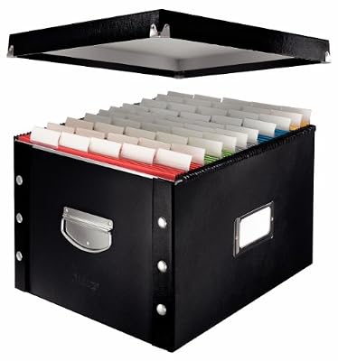 Esselte Snapnstore Boîte à dossier pour dossiers suspendus Noir
