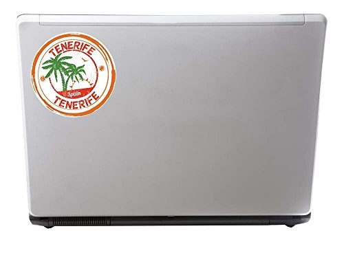 2 x Teneriffa Spanien Vinyl Aufkleber Aufkleber Laptop Reise Gepäck Auto Ipad Schild Fun # 6102 – 10cm/100mm Wide - 2