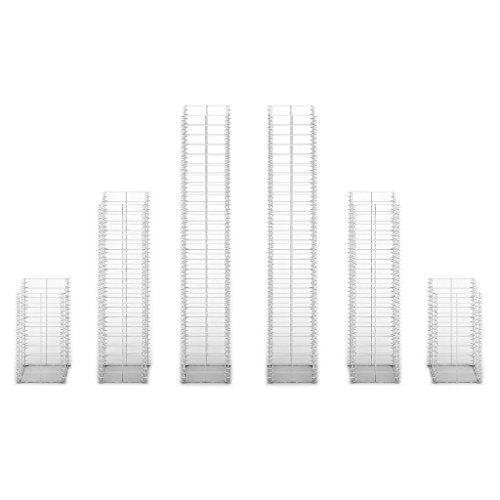 vidaXL 6er Set Gabione Steinkorb Gabionen Wand Drahtkorb Steingabionen Mauer Säule - 4