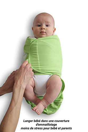 Baby Pucksack, 3er Set, 100% Premium Baumwolle, Extra Feste Klettverschluss-Nähte, Ideal für Säuglinge und Schreibabys (0-3 Monate, 3-6 kg), für Sommer, Herbst Winter und Frühling - 8