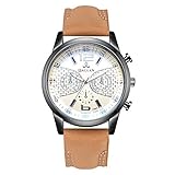 IG Invictus  Mode Männer Quarzuhr Hochwertige Lederuhr Blu Ray Glas Armbanduhr Raglan XR3068 Herrenuhr mit Gürtel Männer Uhr