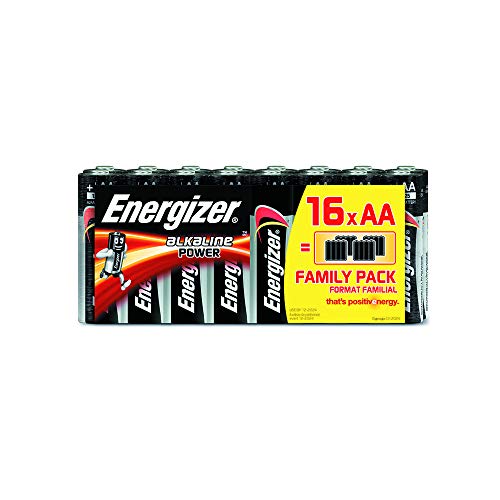 Energizer 944250 - Pilas alcalinas, Pack de 16 Unidades LR6 AA