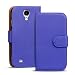 Produktbild Samsung Galaxy S4, S4 LTE Bookstyle Hülle, Conie Mobile PU Leder Schutzhülle Handytasche Bookcase Tasche Premium Klapphülle in Blau