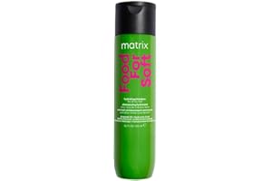 Matrix, Shampoo Idratante per Capelli Secchi, Chioma Effetto Seta, Con Olio di Avocado e Acido Ialuronico, Food For Soft, 300 ml