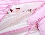 Chilsuessy Baby Sommer Schlafsack ungefüttert 0.5 Tog – Kinder Kugelschlafsack mit abnehmbar Langarm – Pink Lotus - 5