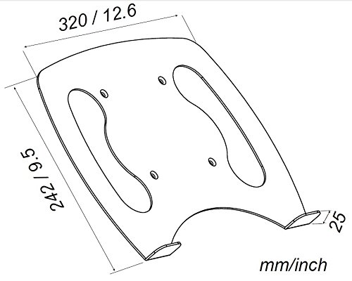 DML2 Notebook-Halterung – Geeignet für die Duronic DM45, DM55 und DM65 Modelle - 2