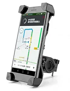 Best Buy Universal Bike Scooty Motorcycle Cycle Mount Holder Bracket 360� Degree Rotate for Phone Mobile Bicycle Handlebar Cradle Clamp Rotation for Any Size Phone Holder