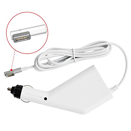 Original iProtect® Auto KFZ Universal Adapter Netzteil Ladegerät 60W für Apple MacBook mit MagSafe 1 Netzanschluss Charger + zusätzlichen USB Anschluss für iPhone / iPad in weiß - 3