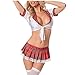 Produktbild SxyBox Sexy Minirock Babydoll Cosplay Schulmädchen/Krankenschwester Kostüm Dessous Christmas