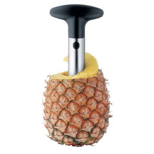 Yooky Edelstahl Ananasschäler, Frucht-Ananas-Messer-Schneid Cutter + wedger Gerät - 2