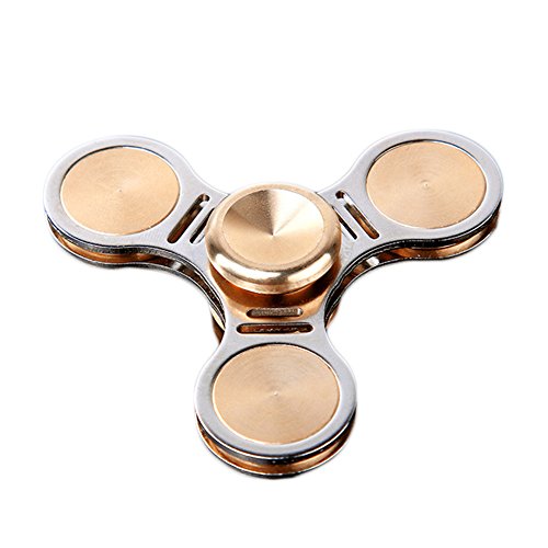 Walwh Brass Alloy Tri Hand Spinner EDC Fidget Toy Anti-anxiety Stress Relief Toy Walwh Brass Alloy Tri Hand Spinner EDC Fidget Toy Anti-anxiety Stress Relief Toy