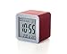 Produktbild Lexon LR103P LCD-Wecker Würfelform, rot, 5,5 x 5,5 x 5,5 cm