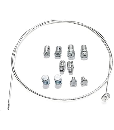 Kit De Cables De Freno Y Embrague Universal De 2m Para Moto – Incluye 9 Boquillas Y Accesorios