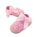 Itaar Baby Girls Shoes Crochet Knit Soft Sole Bow First Walker Toddler Sandals