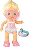 Incluye mascara y aletas de buceo a conjunto, bañador de color rosa y azul. Además, se incluye un adorable flotador en forma de caballito de mar. Fabricado en plástico duradero y seguro para que los niños jueguen en el baño durante horas con total seguridad.