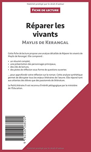 Réparer les vivants de Maylis de Kerangal (Fiche de lecture): Résumé Complet Et Analyse Détaillée De L'oeuvre