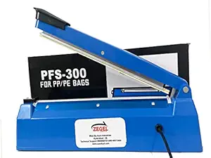 ZEGEL Sealing Machine,12 Inch(300 mm), Made in India, Beep Sound Function, Plastic Packing Machine, Plastic Bag Sealing Machine, Heat Sealer Machine, Plastic Sealing Machine, Vacuum sealing machine_12