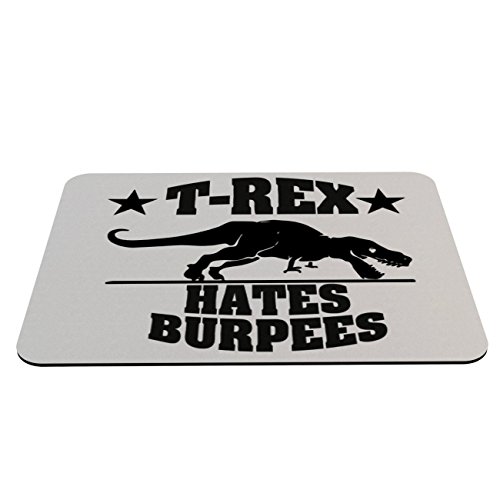 Preisvergleich Produktbild Stylotex Mauspad T-Rex hates Pushups v2 - mit textiler Oberfläche