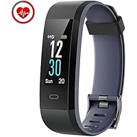 YAMAY Orologio Fitness Tracker Cardiofrequenzimetro da Polso Smartwatch Android iOS Uomo Donna Bambini Impermeabile IP68 Contapassi Calorie Sport Nuoto Corsa per iPhone Huawei Samsung Xiaomi Phone