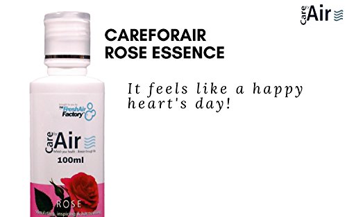 FÜR LUFT LUFTREINIGER – CareforAir Rosa-essenz 200mL – Boost Selbstwertgefühl und Vertrauen – Verbesserung Der Stimmung, lindert Angst und Stress, Fördert die Romantik und erhöht die libido – Blumiger Duft Stieg – Einfach Herrlich – VERWENDEN SIE IN REVITALIZERS, IONISATOREN, LUFTBEFEUCHTER 100% Produkt Zufriedenheitsgarantie - 3