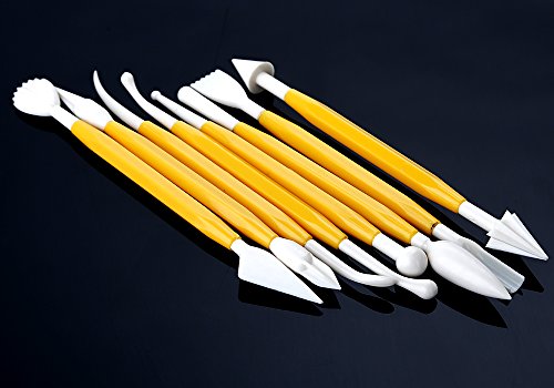 Uten® 45tlg. Ausstecher Ausstechform Stempel Modellierwerkzeug Glätter Fondant Marzipan Tortendeko Kit Set - 8