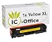 Produktbild XL Toner Yellow Gelb kompatibel für HP 205A HP205A CF530A CF531A CF532A CF533A Color Laserjet Pro M154a M154nw MFP M180n MFP M180nw MFP M181fw - Schwarz je 1.100 Seiten, Color je 900 Seiten