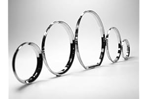 ‎LETRONIX LETRONIX Chrom Tachoringe Tacho Ringe zum Clipsen geeignet für Fahrzeug W140 S-Klasse W129 SL55