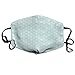 Produktbild Texture Solid Ice Blue Baby Boy Gray Grey Green Abstract Spots Polka Dots Math Winter Quilt Coordinate Anti Dust Mask Anti Pollution Washable Reusable Mouth Masks