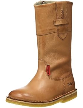 Kickers Mädchen Cresis Klassische Overknee-Stiefel, Braun, 28 EU