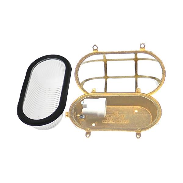 Gloria 5700 Paratia ovale lampada da parete all'interno o all'esterno di luce impermeabile marino nautical lampada…