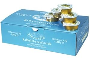 DARBO KALBSLEBER AUFSTRICH 60 x 24 Gramm, Carnella