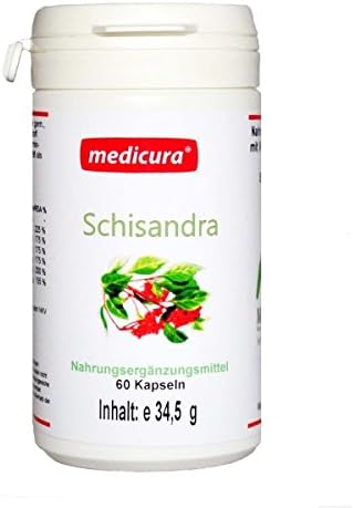 Cura Schisandra Extract 250 mg 60 Capsules – 34.5 g (10 Packs