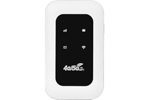 SXHLSELLER 4G 5G Hotspot WiFi Portatile 300 Mbps, Hotspot di Viaggio Mobile Connetti Fino a 10 Dispositivi per Viaggi di Business, B1/3/5/7/40, con Slot per Schede SIM