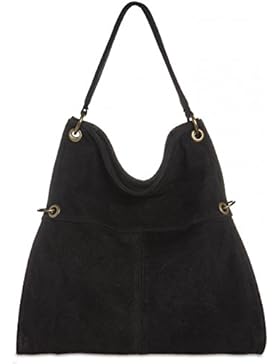 CASPAR TL757 Damen Wildleder Schultertasche