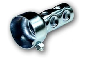 KUSTOM66 Inserto silenziatore, universale, 47 mm x 100 mm, per gomiti da 2 pollici